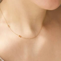 Custom Made Side Initial Necklace 12 Custom Made Side Initial Necklace -Carrie Elizabeth 0457D69E 965E 4DD1 A766 A6186A9042B5 scaled