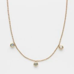 Custom Made Birthstone Necklace