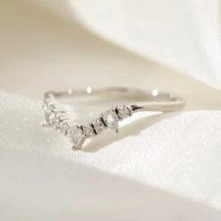 Diamond & Sapphire Droplet Hugging Ring 7 Diamond & Sapphire Droplet Hugging Ring -Carrie Elizabeth 09F8A746 5D7D 4A94 9D68 B6ADEB7EAAD0copy