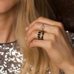 Violeta Black Onyx Ring 12 Violeta Black Onyx Ring -Carrie Elizabeth 140