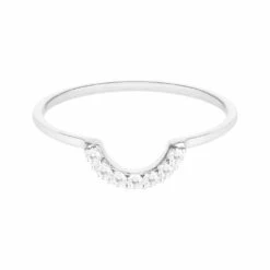 Diamond U Shaped Hugging Ring 15 Diamond U Shaped Hugging Ring -Carrie Elizabeth 14kSolidGoldDiamondUShapedHuggingRingcopy
