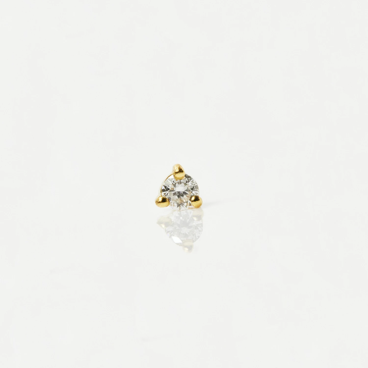 Diamond Stud Earring 1 Diamond Stud Earring