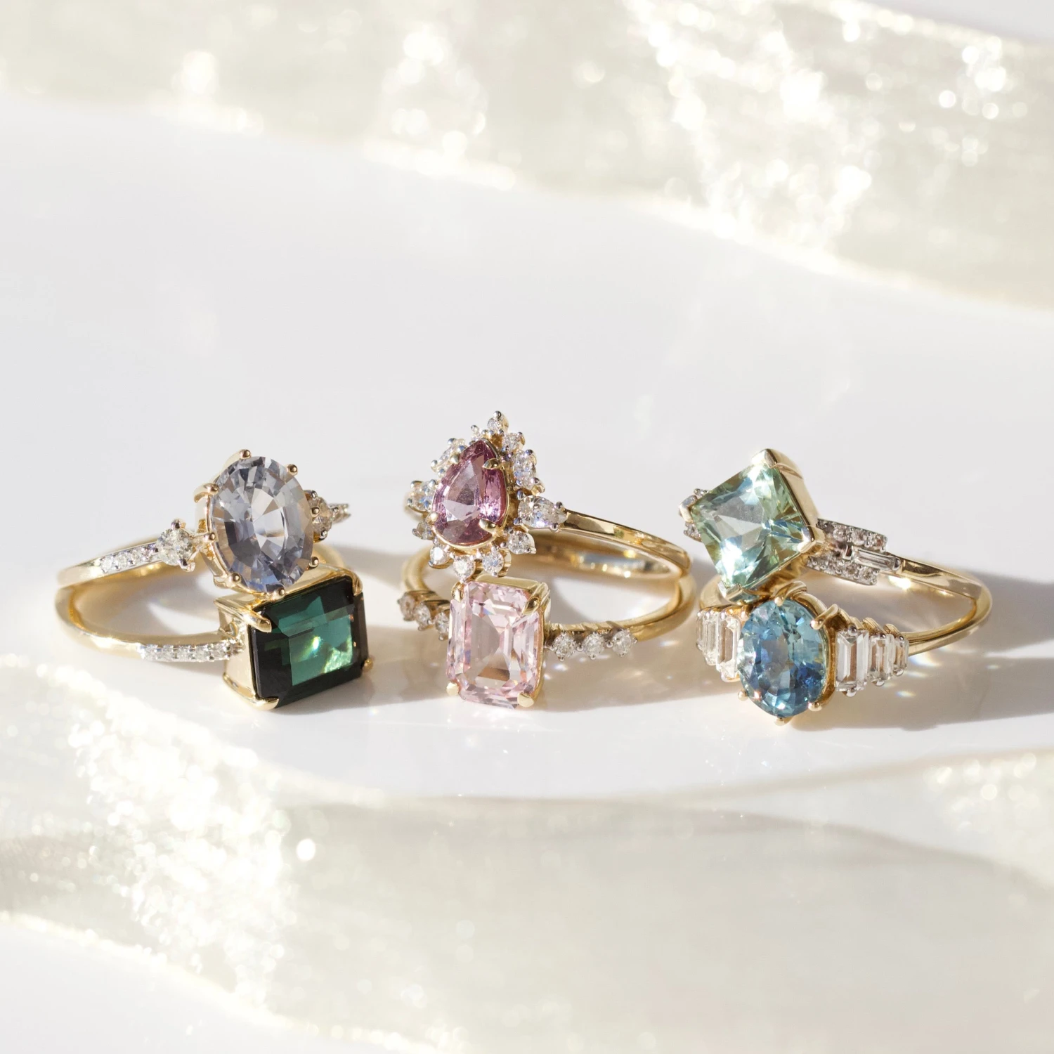 Exclusive Tourmaline And Diamond Ring - Size Small 5 Exclusive Tourmaline And Diamond Ring - Size Small - Image 5