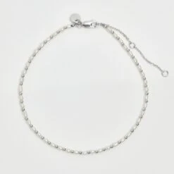 Rice Pearl Beaded Anklet