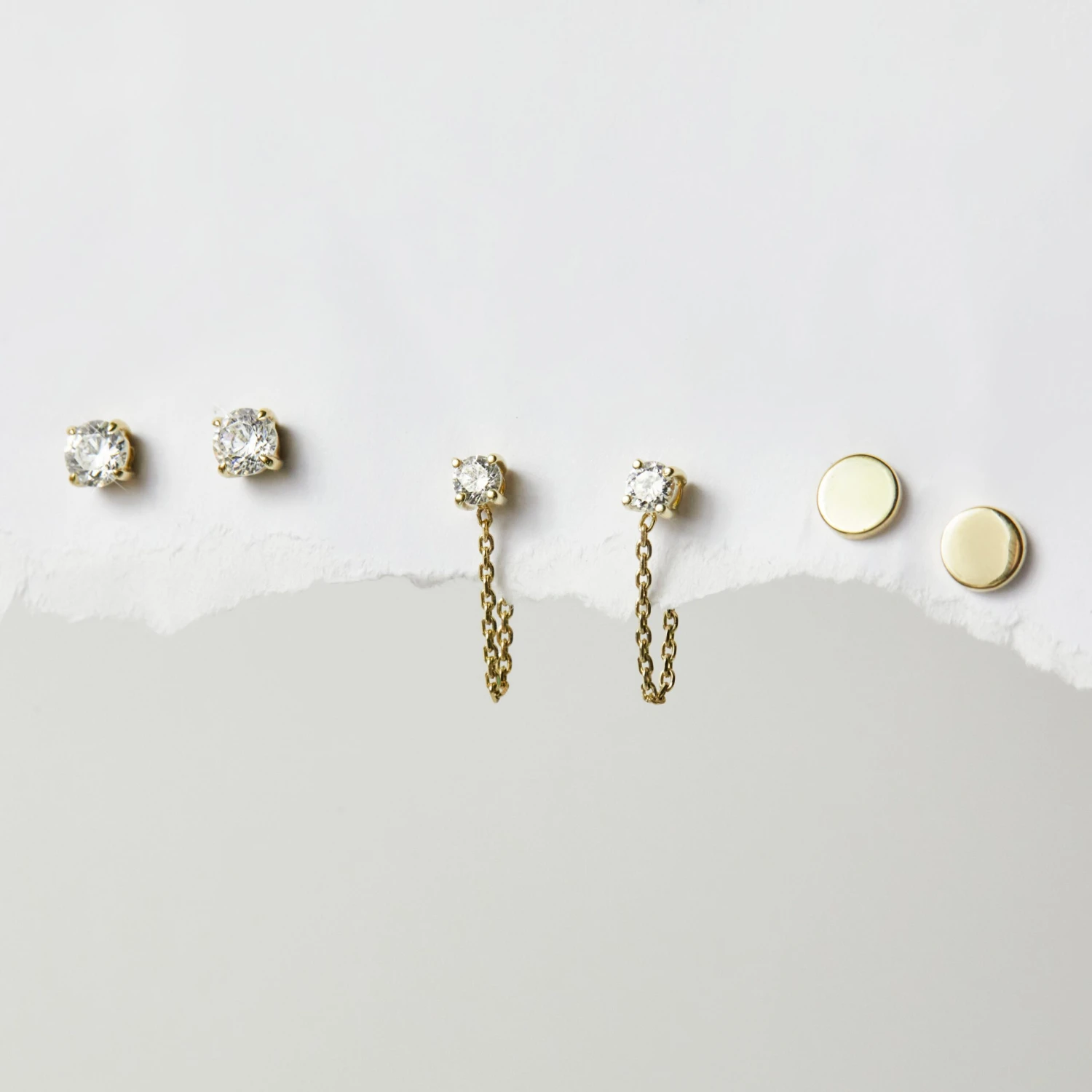 Cubic Zirconia Studs 4 Cubic Zirconia Studs - Image 4