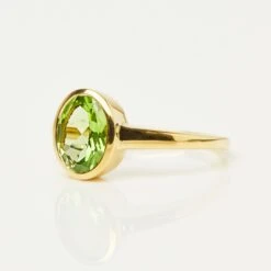 Zoe Sugg Courage Intention Ring In Peridot 17 Zoe Sugg Courage Intention Ring In Peridot -Carrie Elizabeth 230705 CEJ ZS product 4563 v1