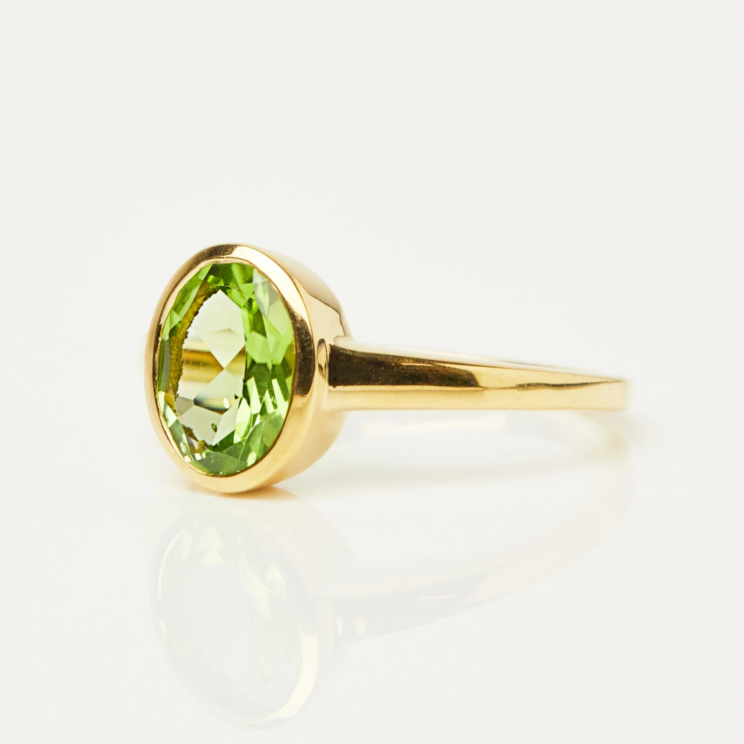Zoe Sugg Courage Intention Ring In Peridot 9 Zoe Sugg Courage Intention Ring In Peridot - Image 9