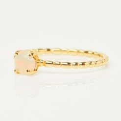 Zoe Sugg Power Intention Ring In Opal -Carrie Elizabeth 230705 CEJ ZS product 4577 v1