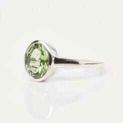 Zoe Sugg Courage Intention Ring In Peridot -Carrie Elizabeth 230705 CEJ ZS product 4621 v2