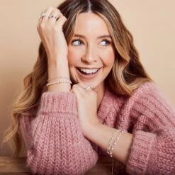 Zoe Sugg Intentions Lucky Pearl & Chain Bracelet 8 Zoe Sugg Intentions Lucky Pearl & Chain Bracelet -Carrie Elizabeth 230706 CEJ ZS CAMPAIGN 5600 v12 32b7c646 a4c7 4312 a6e7 b338e28c635c scaled