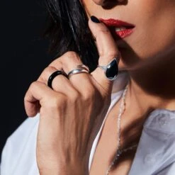 Anita Rani Shakti Hematite Empowerment Ring 10 Anita Rani Shakti Hematite Empowerment Ring -Carrie Elizabeth 230914 CEJ Anita 1102 v23 ecebbc56 35ed 4826 81db 181ddde6c1df