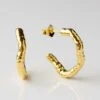 Luxe Molten Hoop Earrings