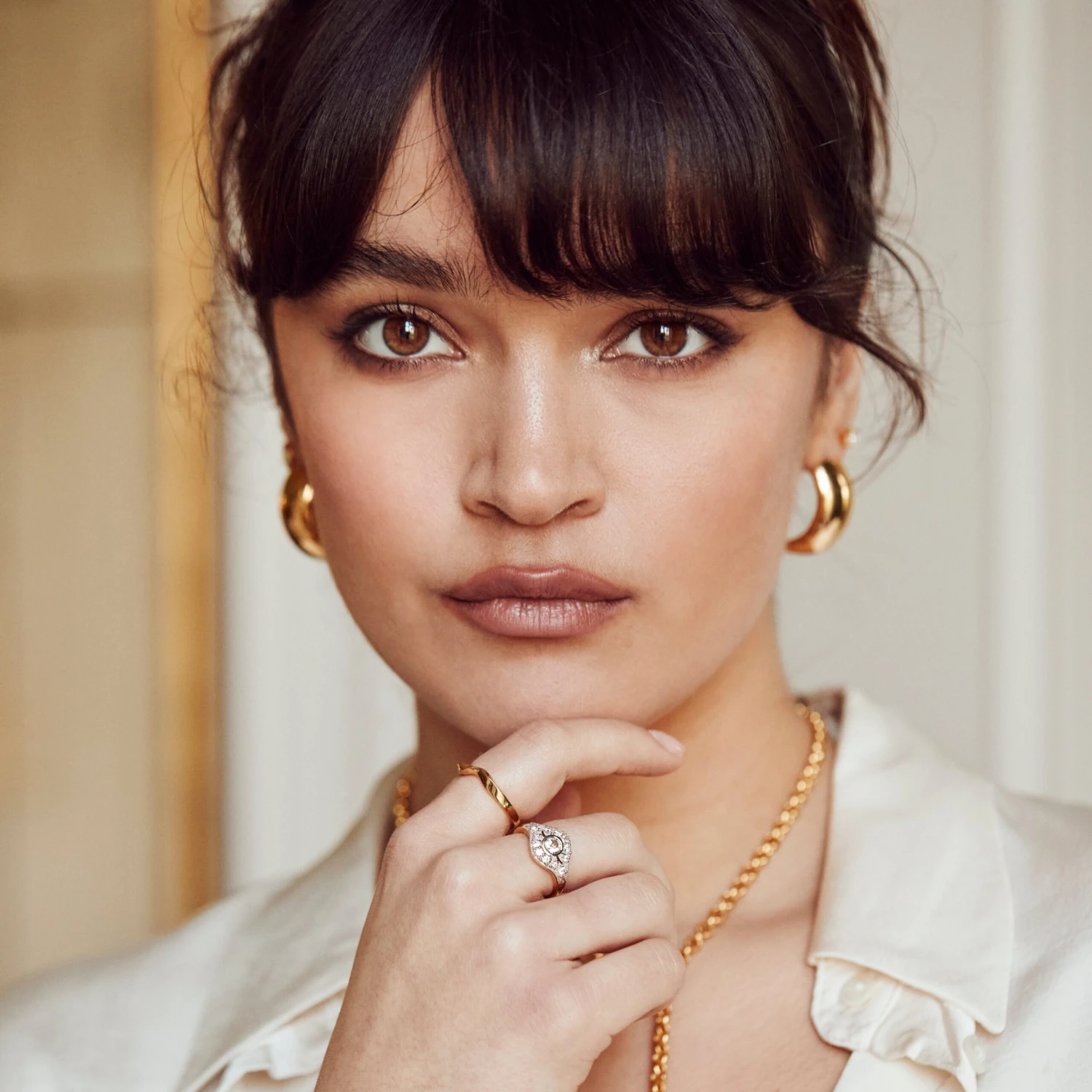 Statement Dome Stud Earrings 3 Statement Dome Stud Earrings - Image 3