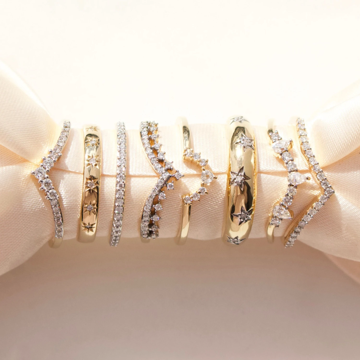 Diamond Crown Hugging Ring 4 Diamond Crown Hugging Ring - Image 4