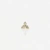 Trilogy Diamond Stud Earring