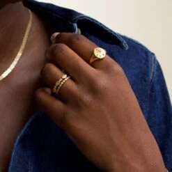 Diamond Evil Eye Stacking Ring -Carrie Elizabeth 2C804307 5536 4C2D 969A C402266127DB