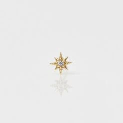 Shining Star Flat Back Earring