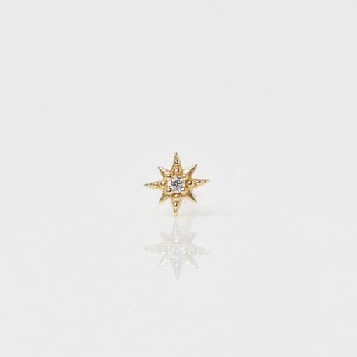 Shining Star Flat Back Earring -Carrie Elizabeth 3A scaled