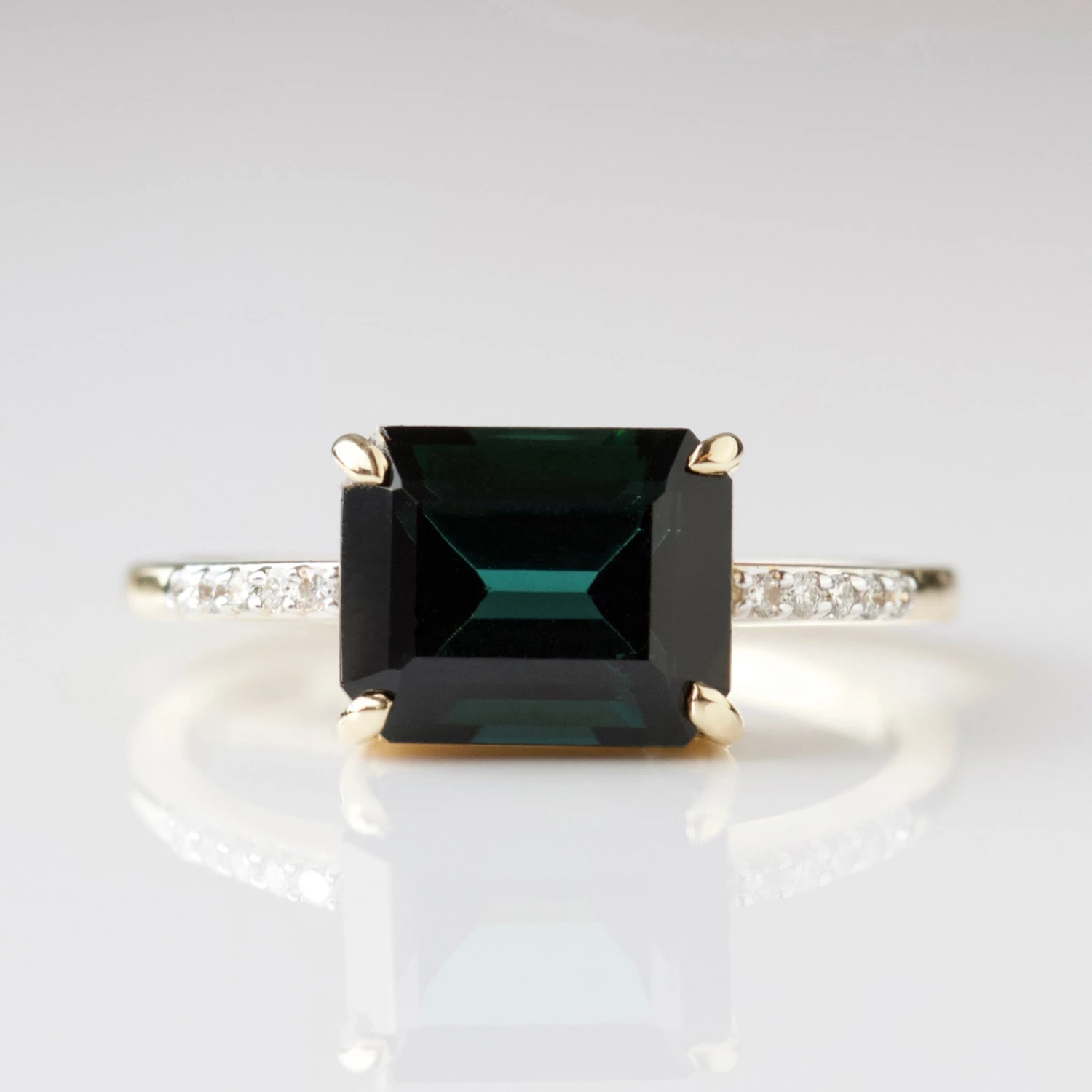 Exclusive Tourmaline And Diamond Ring - Size Small 1 Exclusive Tourmaline And Diamond Ring - Size Small