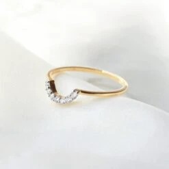 Diamond U Shaped Hugging Ring 10 Diamond U Shaped Hugging Ring -Carrie Elizabeth 3B714DCC 1B3A 4F28 B545 4B1D8A6FDB22 copy