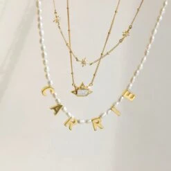 Custom Made Personalised Pearl Necklace 12 Custom Made Personalised Pearl Necklace -Carrie Elizabeth 41E3931B 42E4 42A3 895B D99DF4BA4A7C scaled