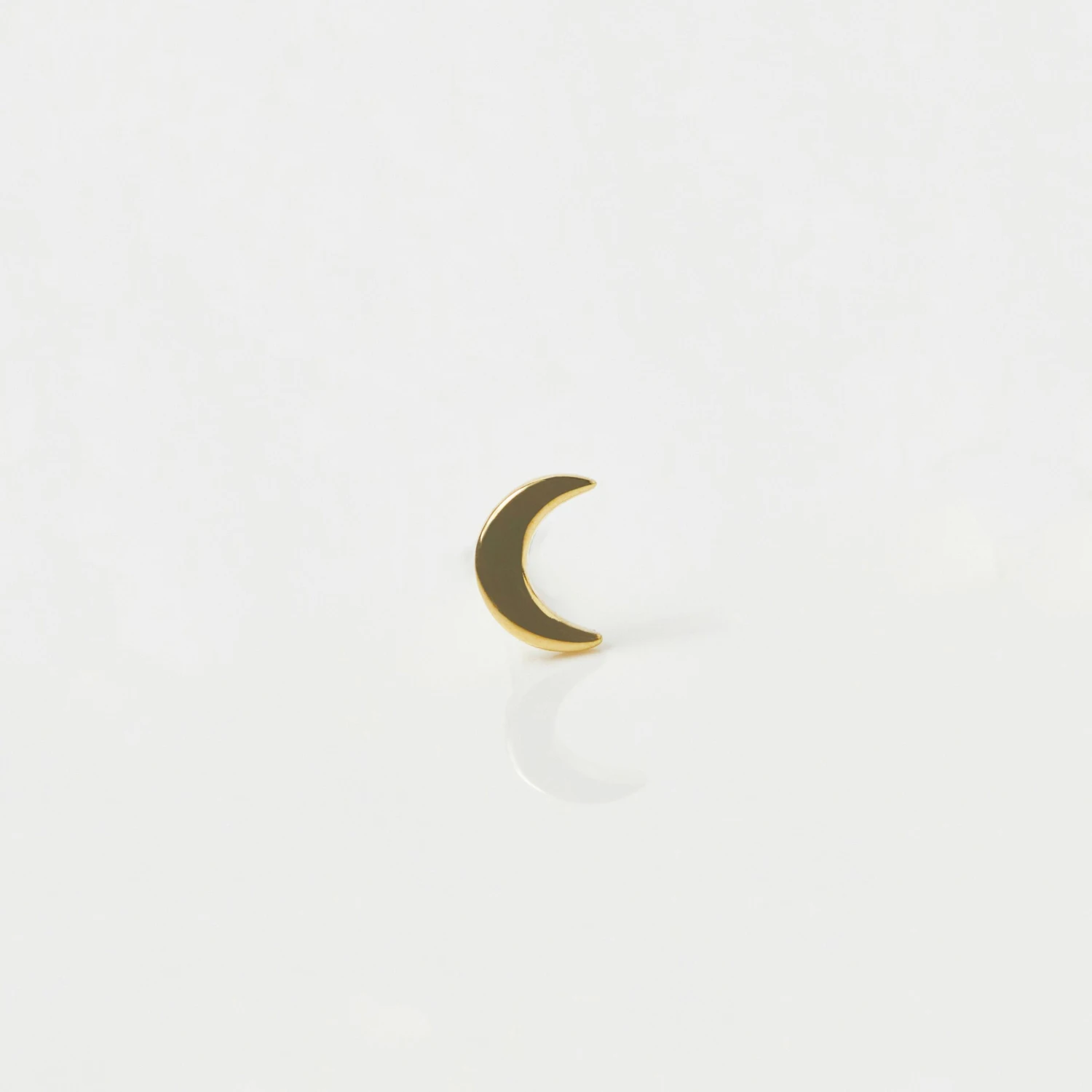 Crescent Moon Single Earring 1 Crescent Moon Single Earring