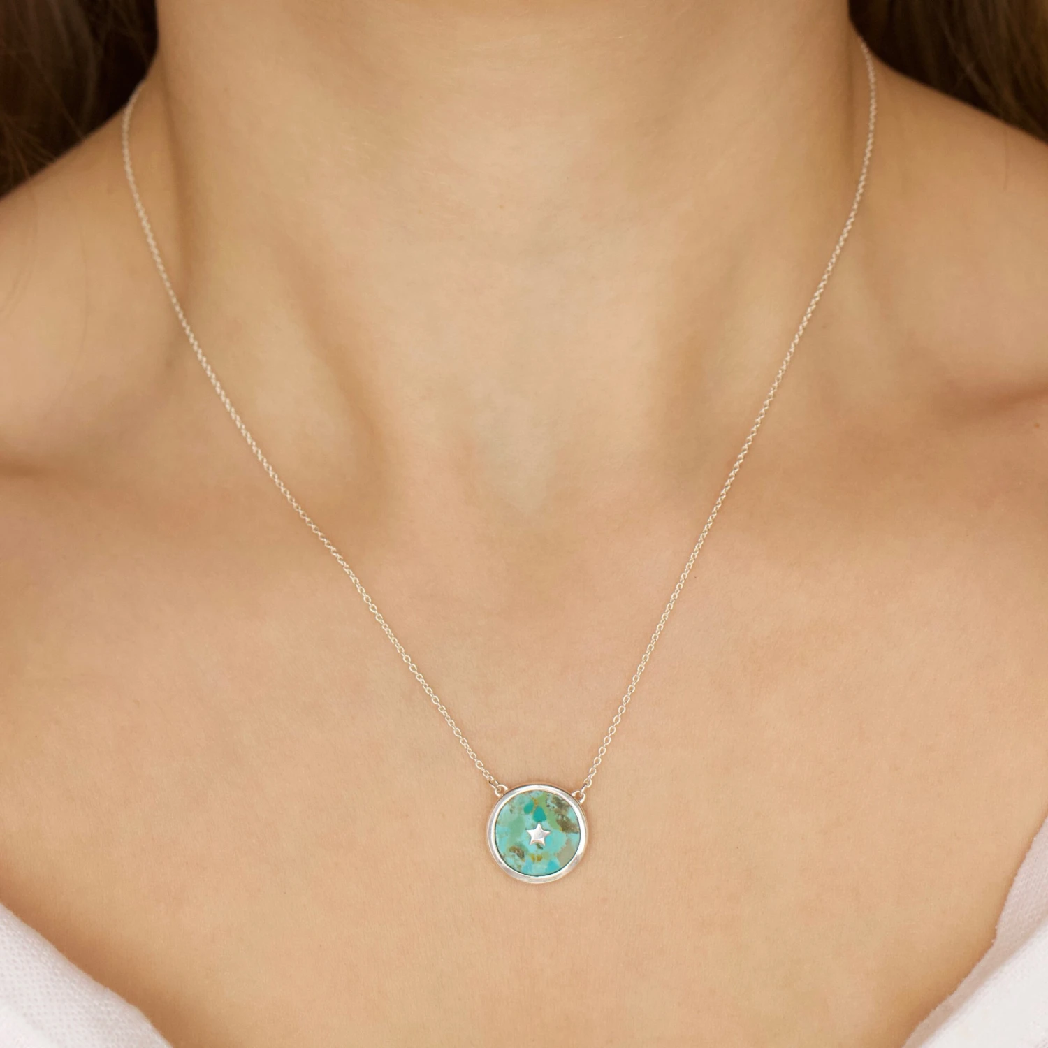 Mini Night Sky In Turquoise 2 Mini Night Sky In Turquoise - Image 2