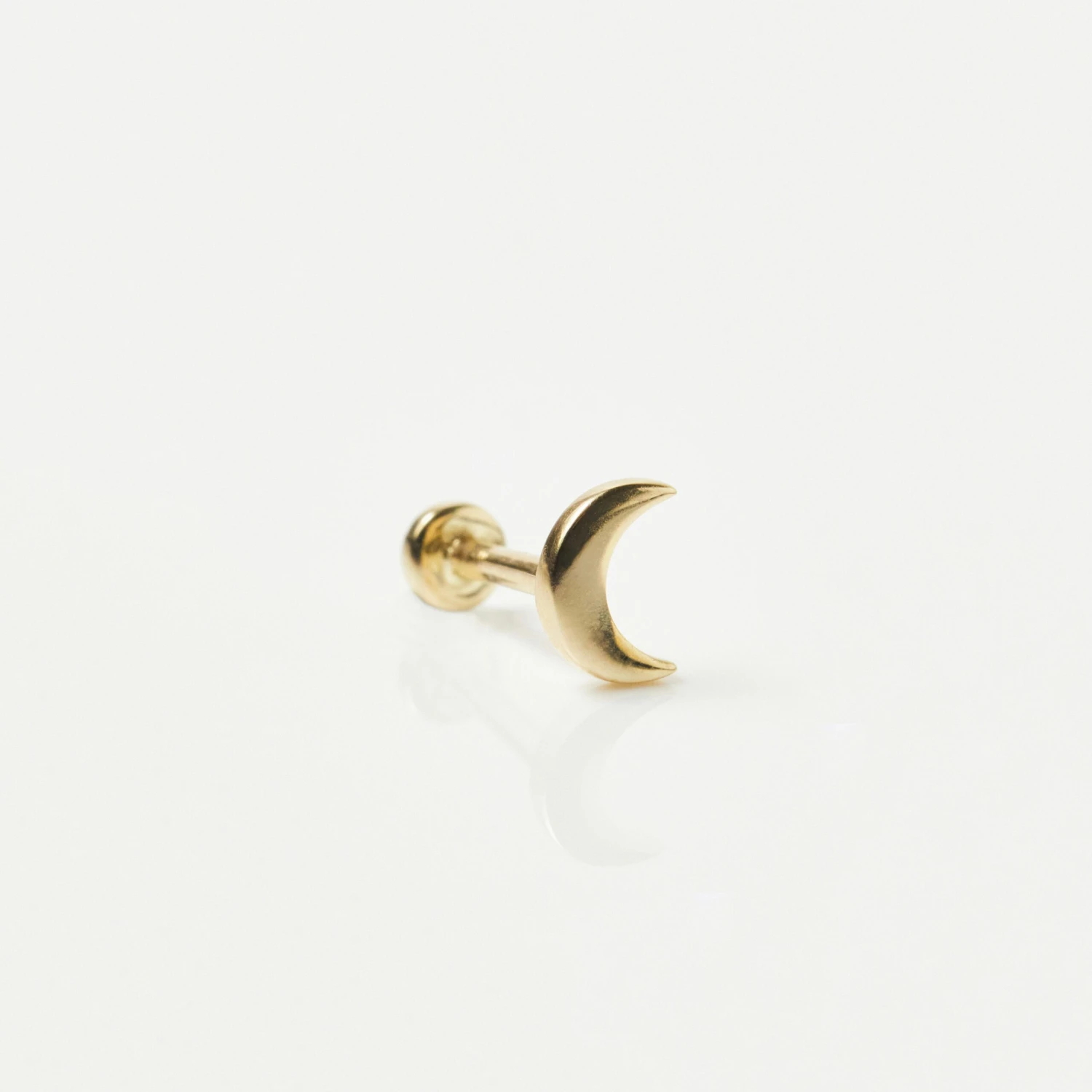 Crescent Moon Single Earring 8 Crescent Moon Single Earring - Image 8