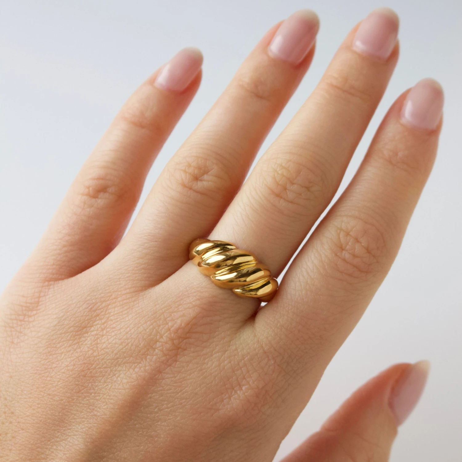 Vintage Croissant Ring 2 Vintage Croissant Ring - Image 2
