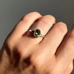 Zoe Sugg Courage Intention Ring In Peridot -Carrie Elizabeth 4 00f175c7 90ac 49a7 b9fe 08cec89eadd0