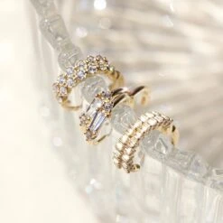 Bezel Set CZ Hoop -Carrie Elizabeth 51C85A09 3674 40D9 95D0 8EAA5B148DBE 46f1f6e3 8b1c 4679 9bed df375669a241