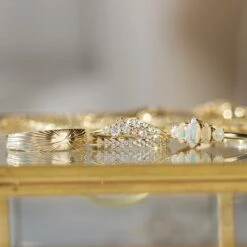 Celestia Sapphire & Diamond Scatter Ring 18 Celestia Sapphire & Diamond Scatter Ring -Carrie Elizabeth 563DBD5F 0AAC 475D 9128 B203AF6968B9 ac25ef7f 68bc 4b32 81c5 26f3f6ec3baf scaled