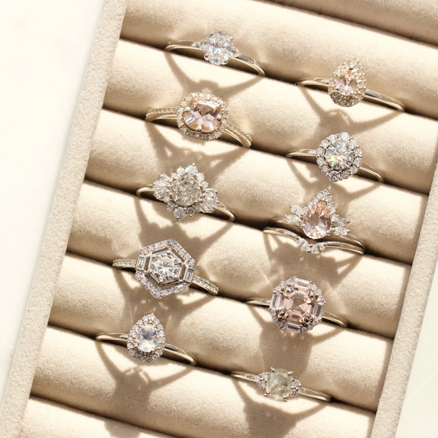 Aria Salt & Pepper Diamond Ring 7 Aria Salt & Pepper Diamond Ring - Image 7