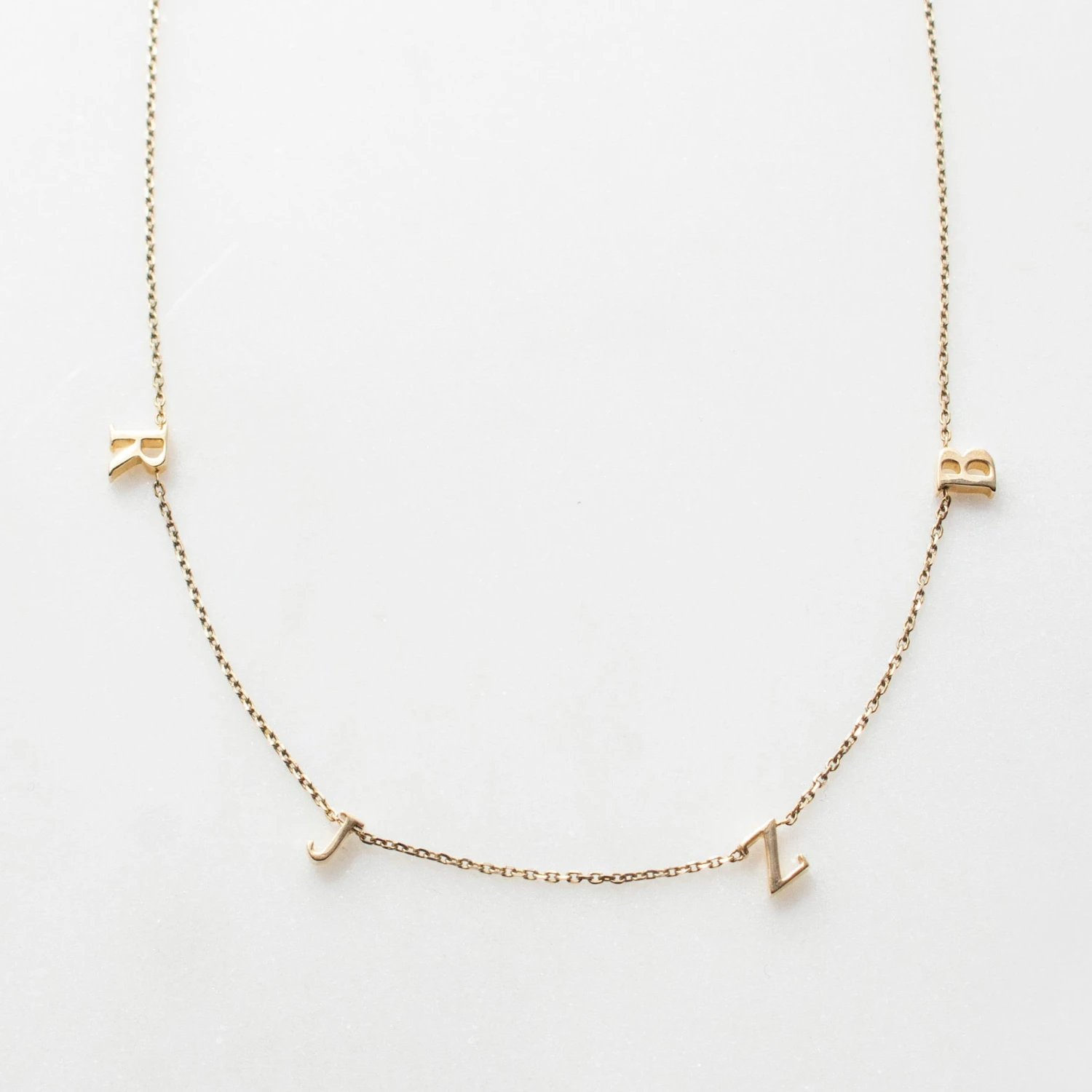 Custom Made Initial Necklace 1 Custom Made Initial Necklace