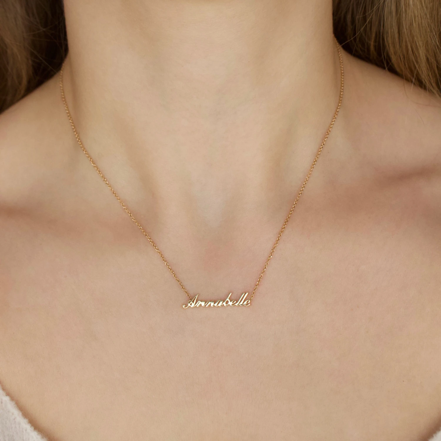 Name Plate Necklace 2 Name Plate Necklace - Image 2