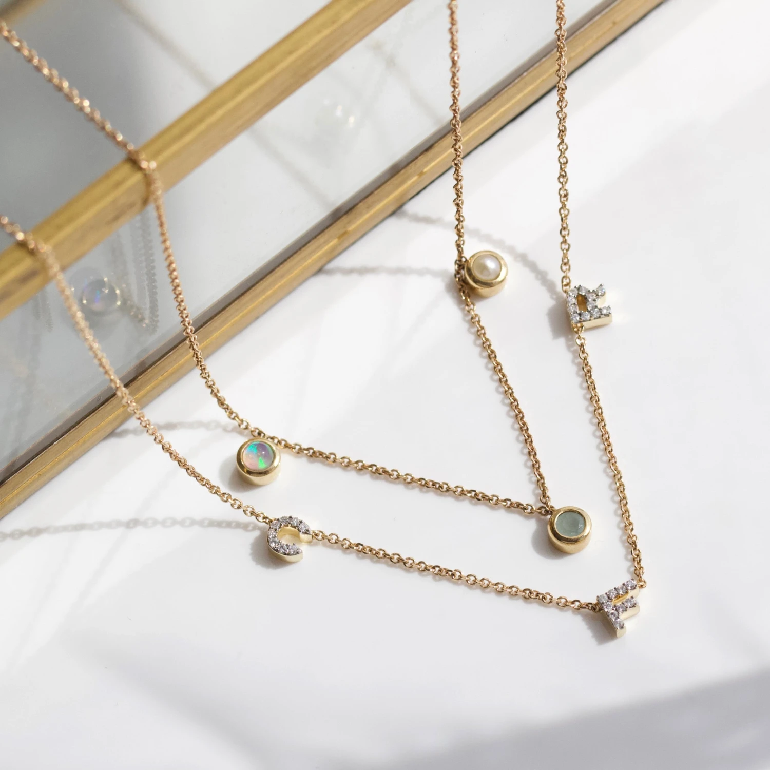 Custom Made Birthstone Necklace 3 Custom Made Birthstone Necklace - Image 3