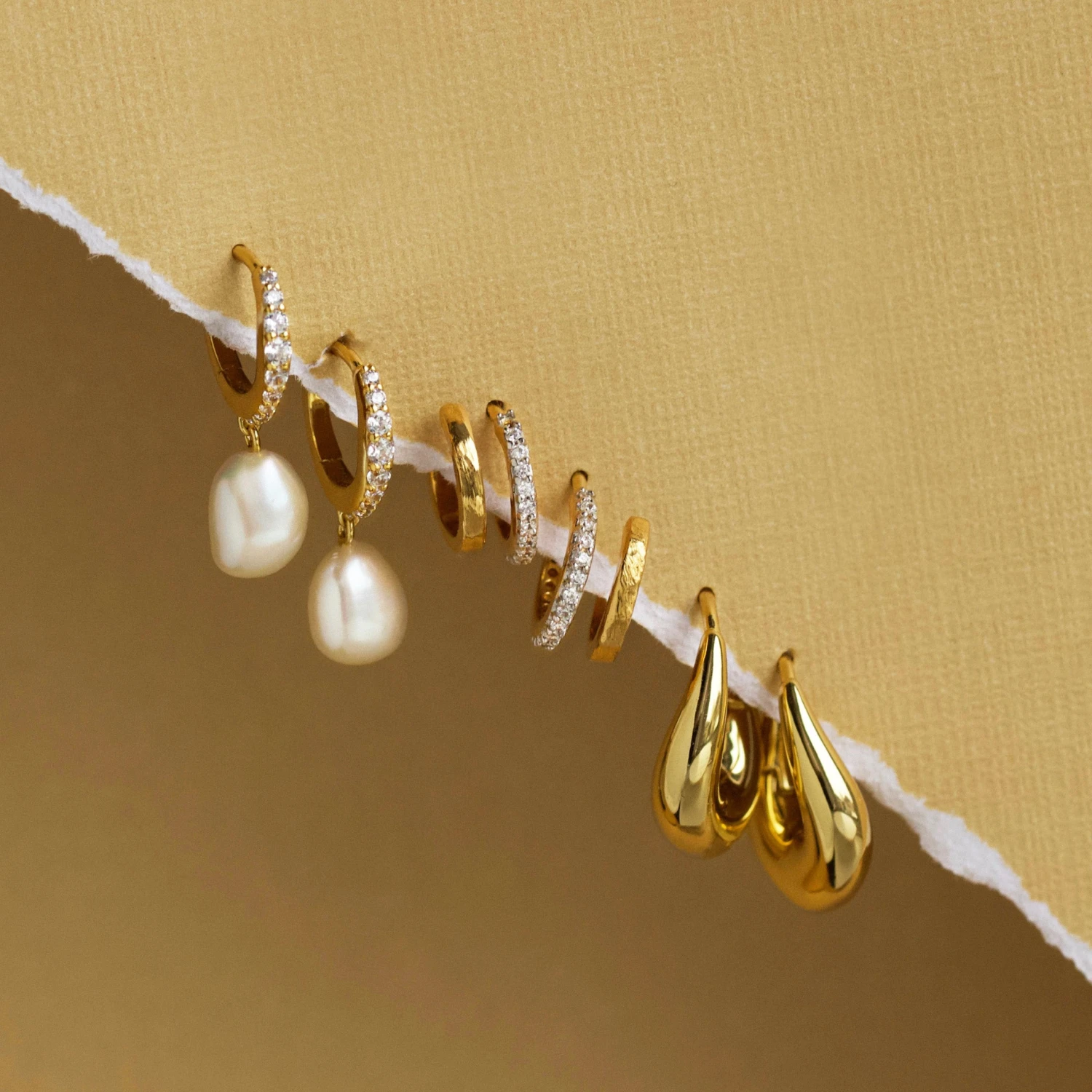 Midas Organic Wave Hoops 4 Midas Organic Wave Hoops - Image 4