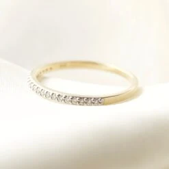 Diamond Pave Half Eternity Ring -Carrie Elizabeth 7A93B079 6AF9 4E62 9CC0 13967427500E scaled