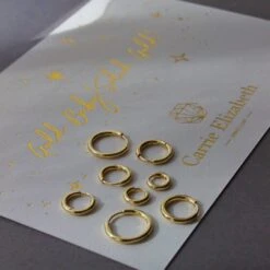 10mm Huggie Hoop Earring -Carrie Elizabeth 7D488CA5 FA4D 4B3A 9ADF 64DA2C183365 scaled