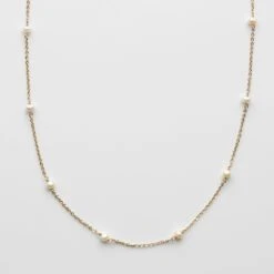 Pearl Station Necklace