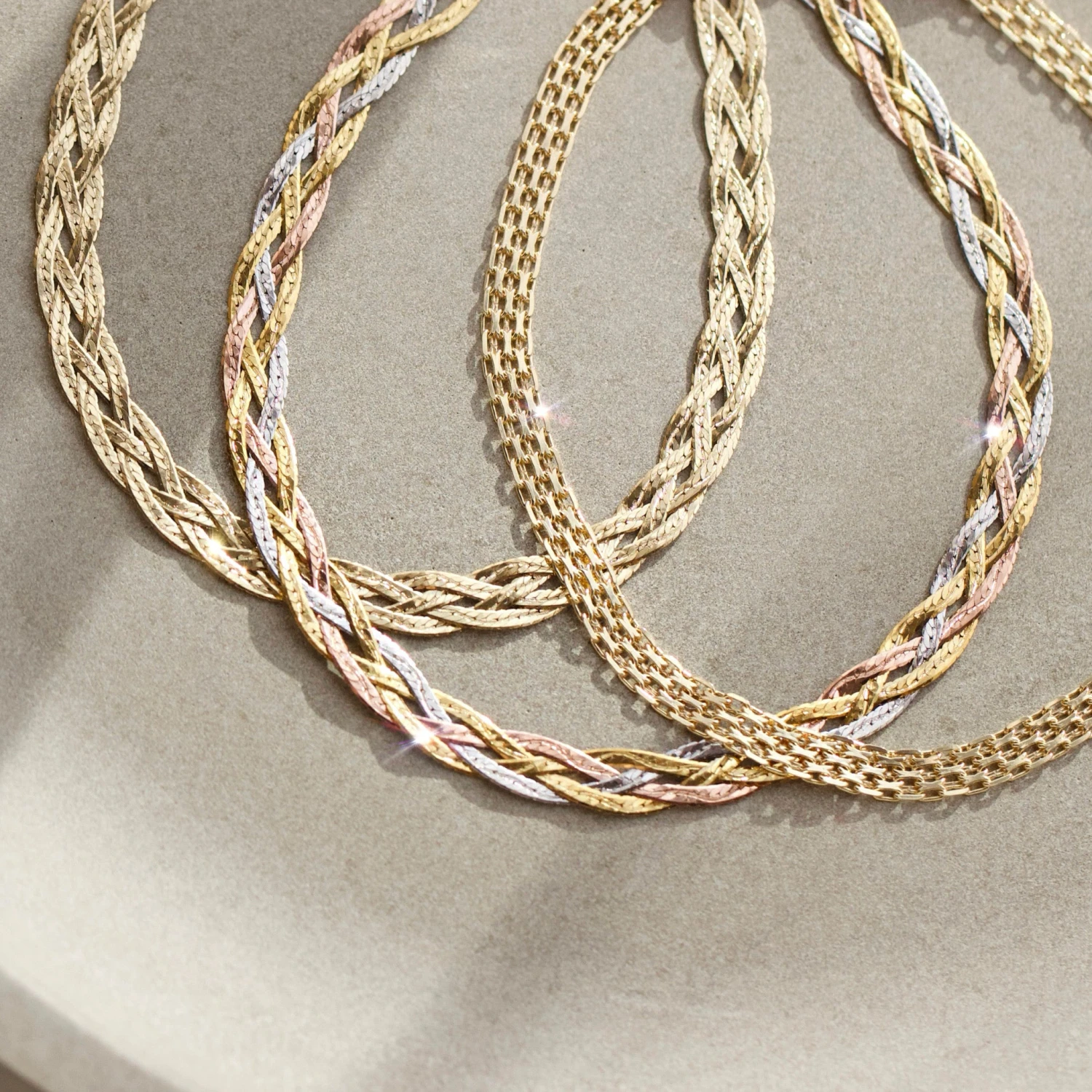 Braided Bismark Chain Necklace 8 Braided Bismark Chain Necklace - Image 8