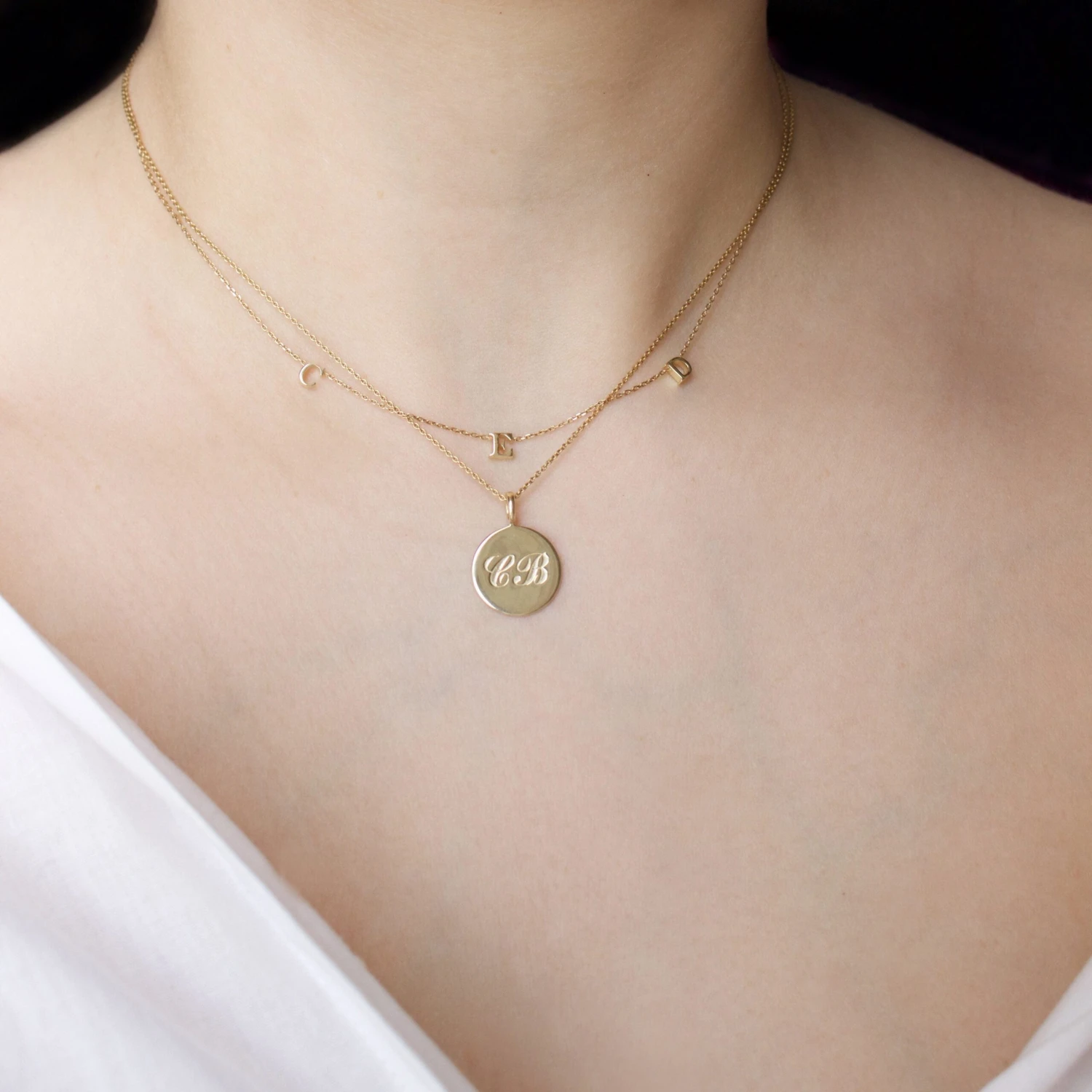 Custom Made Initial Necklace 6 Custom Made Initial Necklace - Image 6