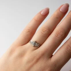 Amelia White Topaz Vintage Crest Ring 14 Amelia White Topaz Vintage Crest Ring -Carrie Elizabeth 9A10D7F6 D36A 43D0 8BE4 94A0D66A7754 scaled