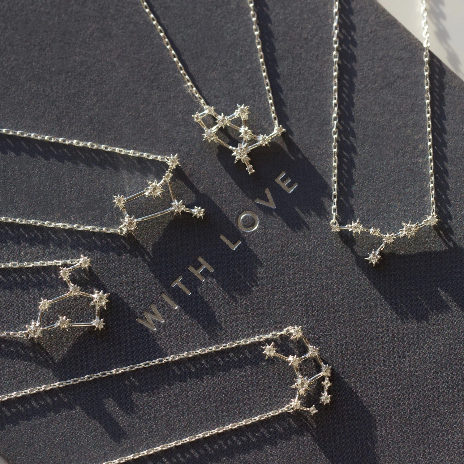 Zodiac Diamond Constellation Necklace 5 Zodiac Diamond Constellation Necklace - Image 5