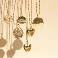 Diamond Star Set Engravable Heart Locket -Carrie Elizabeth AB063F7F CC50 4444 85FE 32827B0FBF23