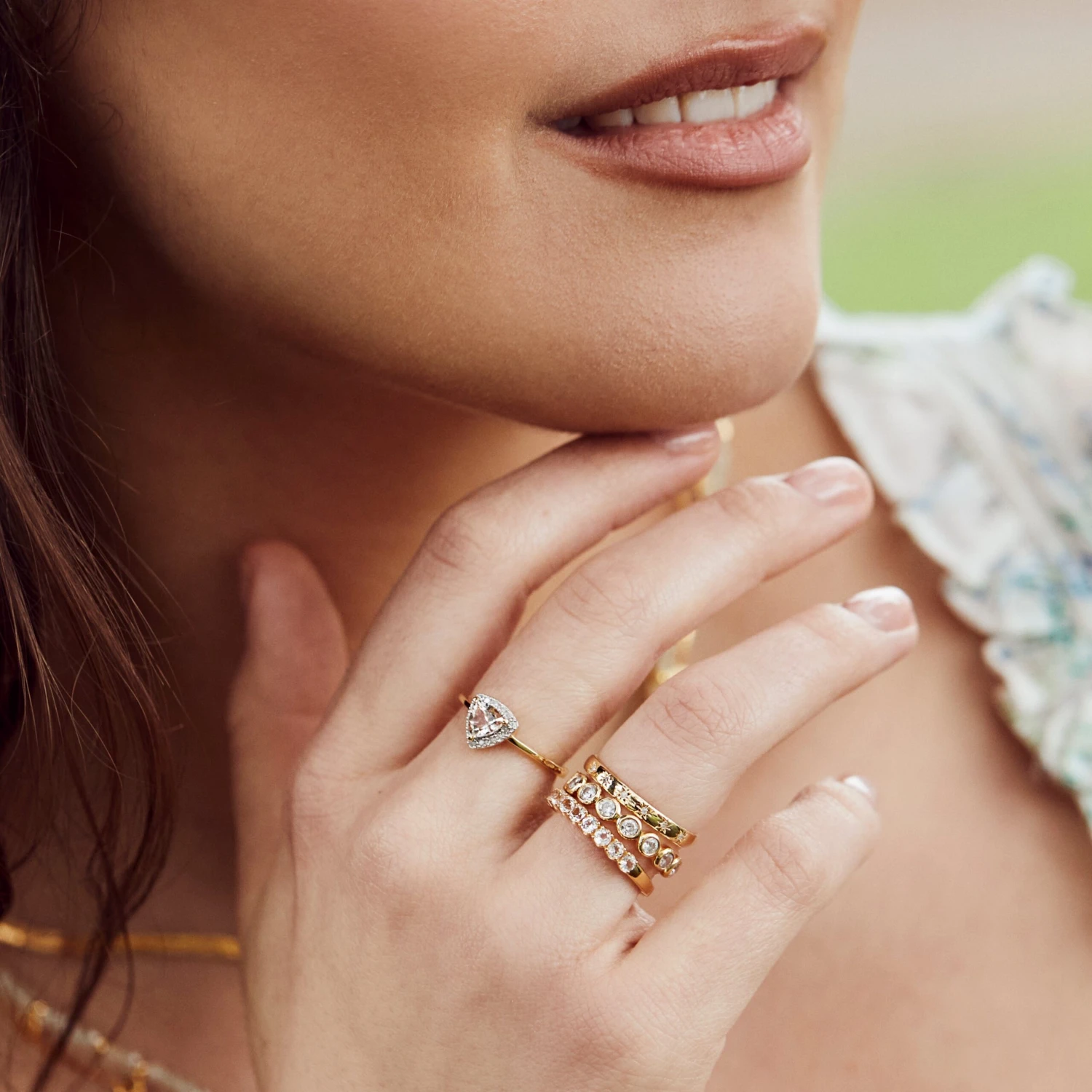 Rosa Morganite & Diamond Ring 2 Rosa Morganite & Diamond Ring - Image 2