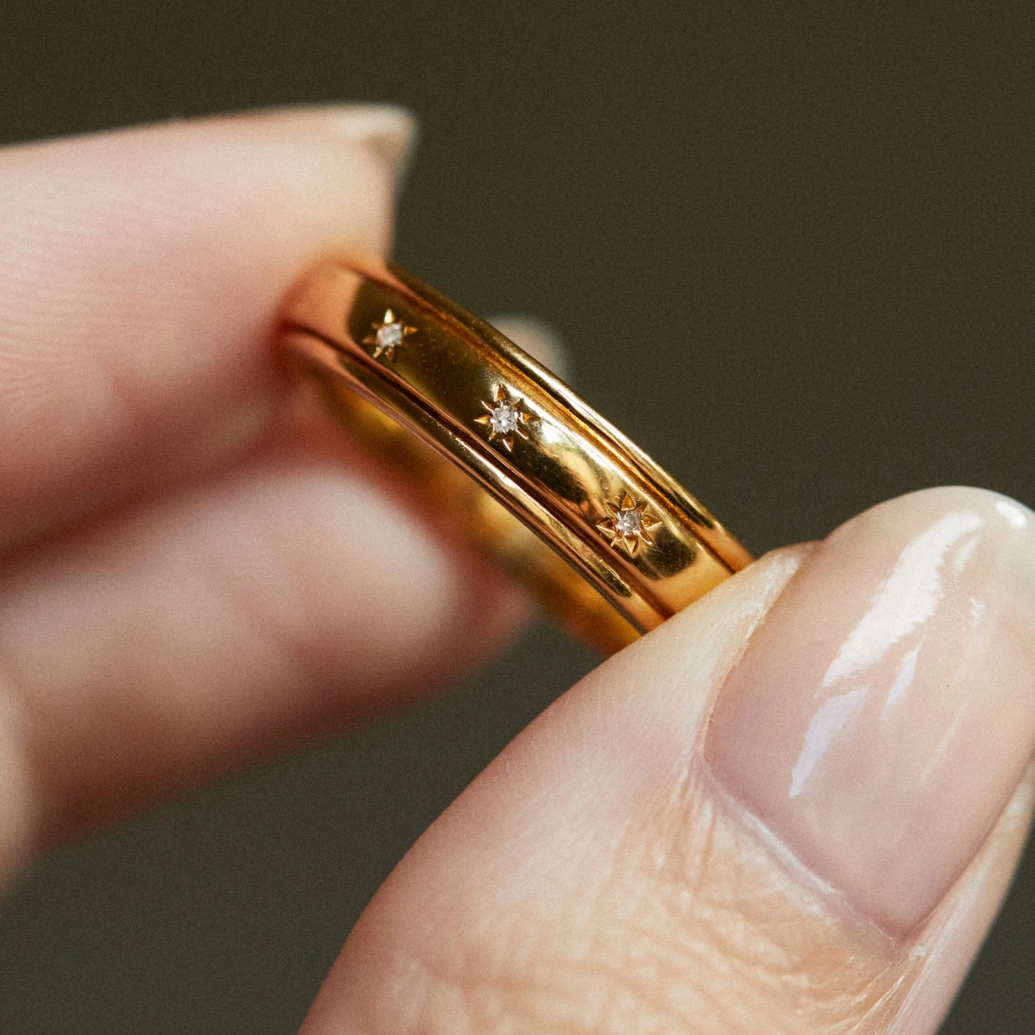 Star Set Spinning Ring 9 Star Set Spinning Ring - Image 9