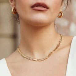 Chunky Rope Twisted Hoop 8 Chunky Rope Twisted Hoop -Carrie Elizabeth BH4A2171 v11 scaled