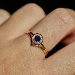 Wishbone Stacking Ring -Carrie Elizabeth BH4A3338 scaled