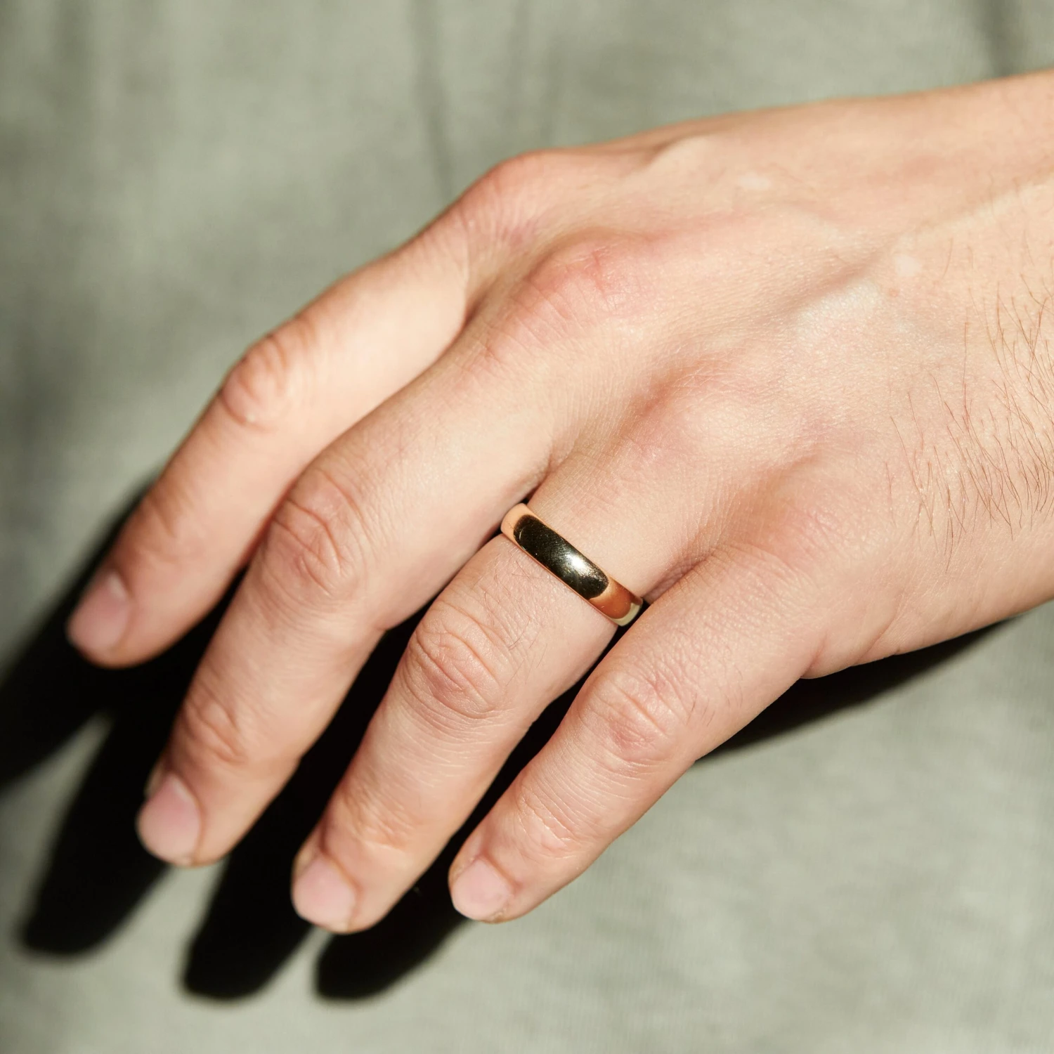 Wide Wedding Band 2 Wide Wedding Band - Image 2